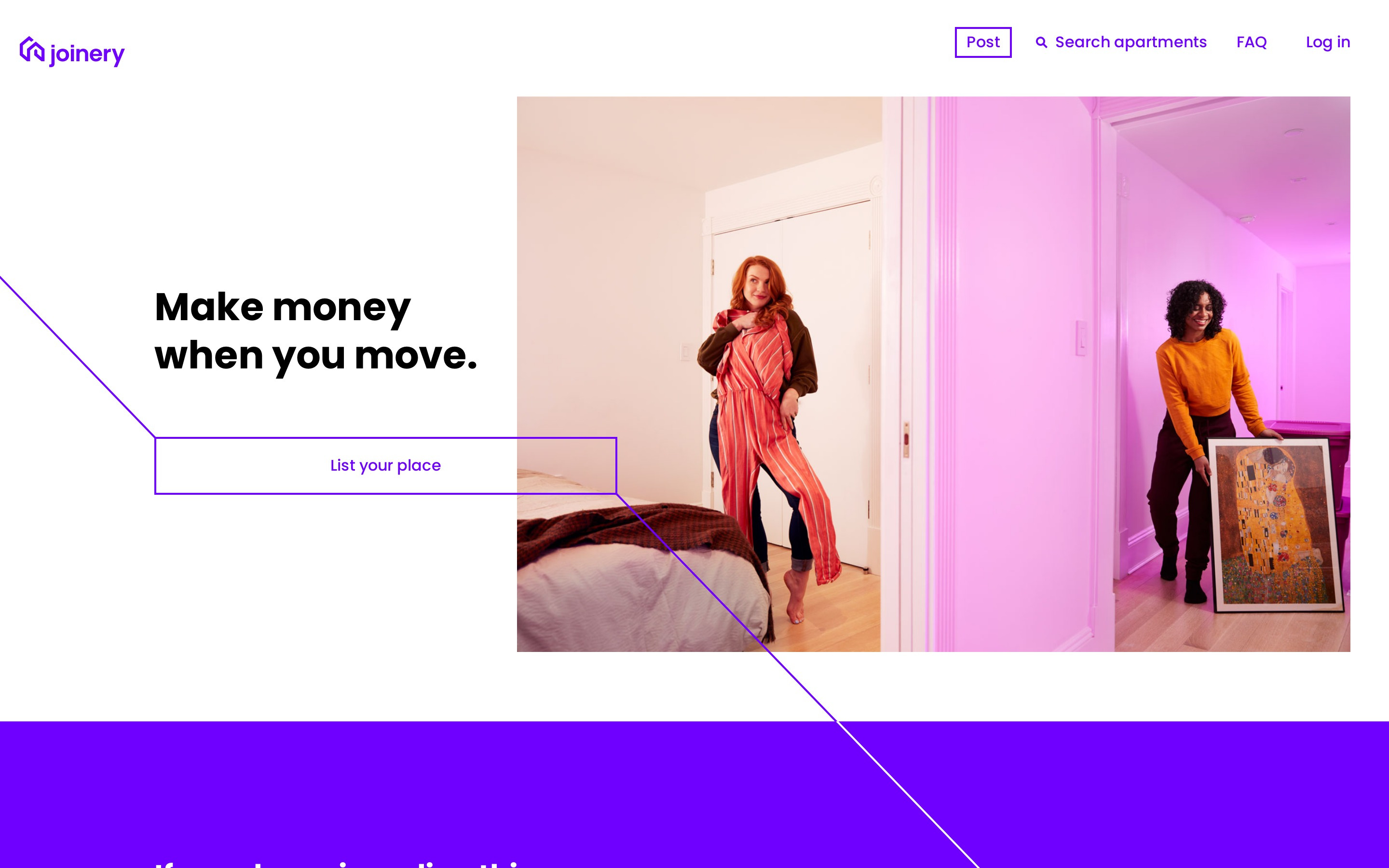 Joinery Make Money When You Move website design inspiration • MaxiBestOf