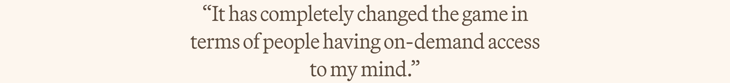 Testimonials section preview