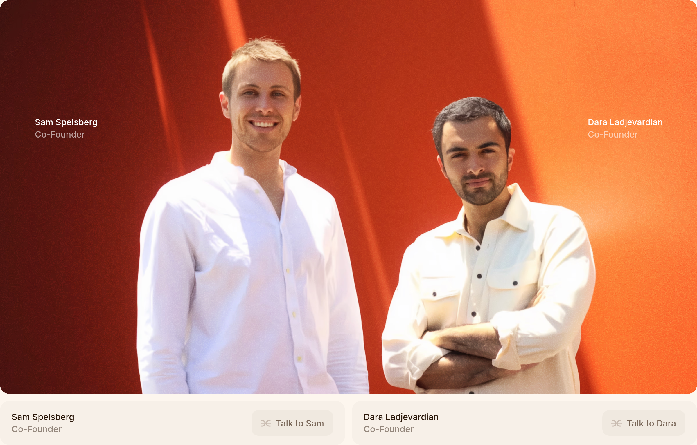 Team section preview